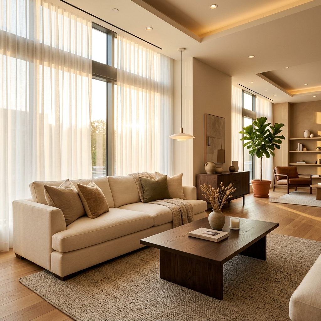 Contemporary three-seater sofa — development placeholder
